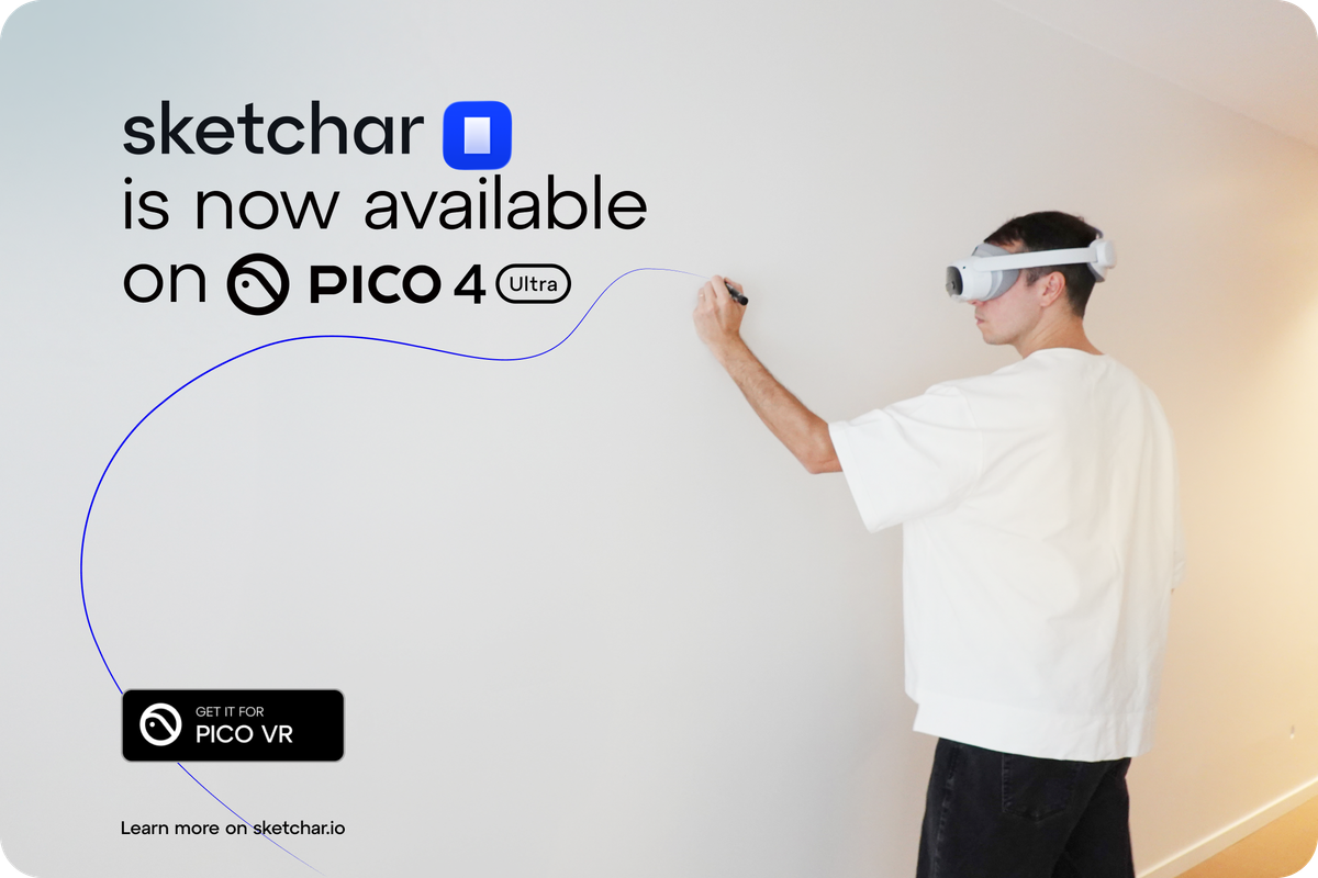 Sketchar is now on PICO 4 Ultra — the moment VR becomes a real mural tool