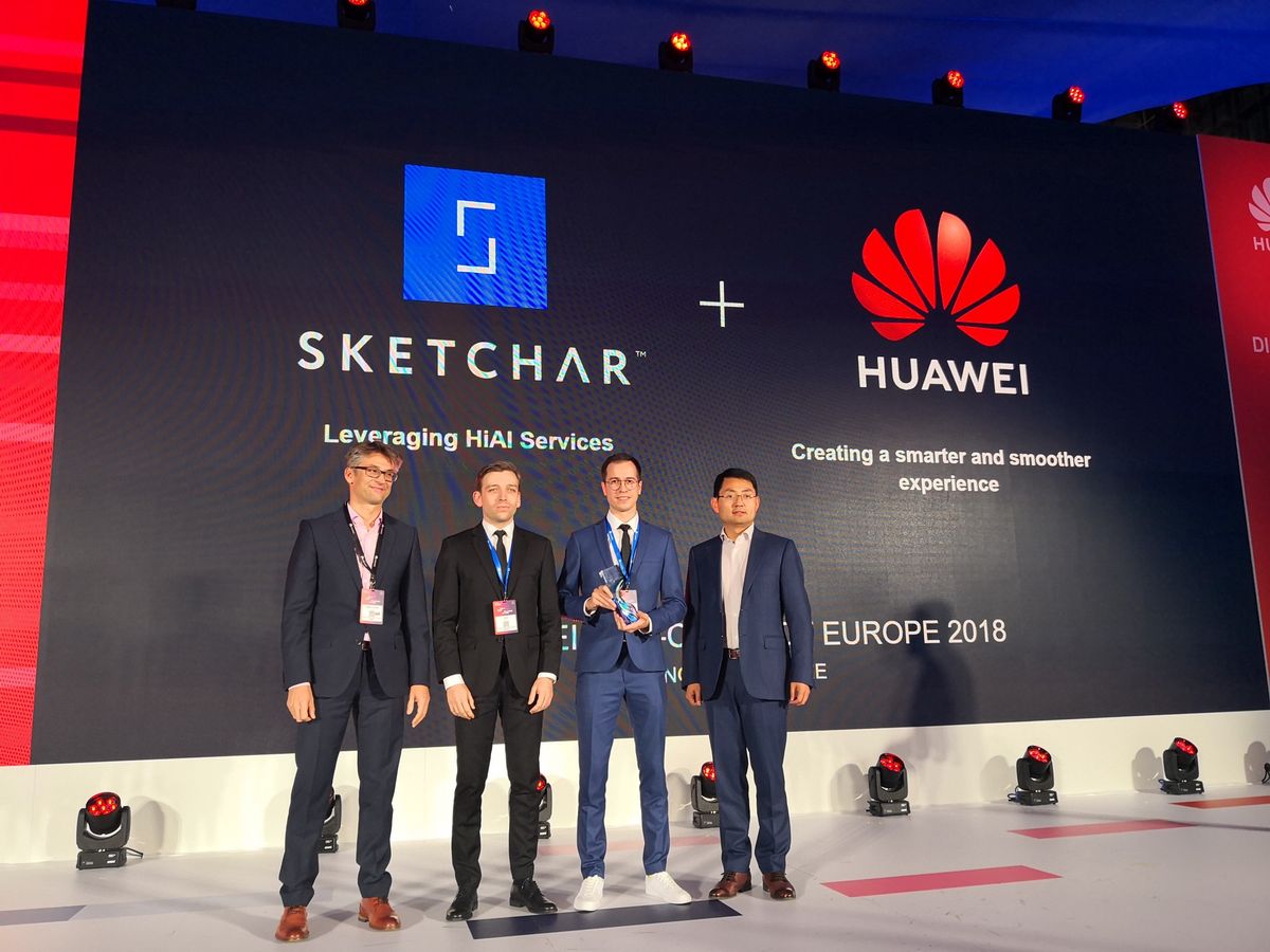 A strategic partnership of SketchAR with Huawei.